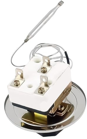 Hoite Termostato de 50-300 °C, CA 250 V, 16 A, controlador de temperatura, termostato de repuesto para horno de tres patas con control de temperatura.