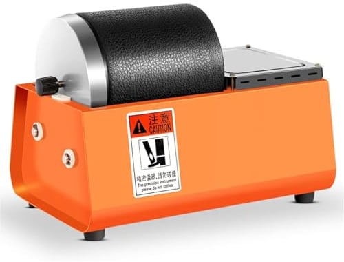 Electric Rock Tumbler Kit - Einstellbare Geschwindigkeit, starke Leistung, gleichmäßige Vibration, geräuscharm zum Polieren von Steinen, Münzen, Steinen, Münzen