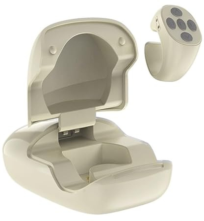 FUANA Wireless Remote Control with Scroll Ring and Phone Stand, for for, for iPad, for Devices, 2-in-1 Design, Black Earphone Cable