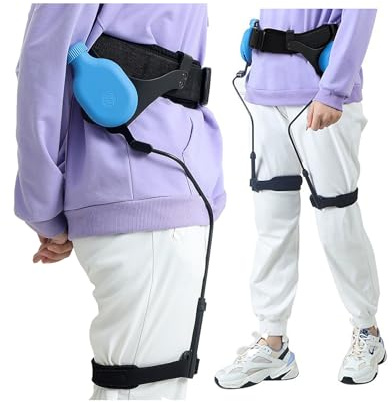 GERAZAHO Aide à la Marche, exosquelette bionique Portable, Longueur/Force réglables, équipement de Soutien exosquelettique, pour la randonnée/Le Tourisme/l'alpinisme/Les Sorties M