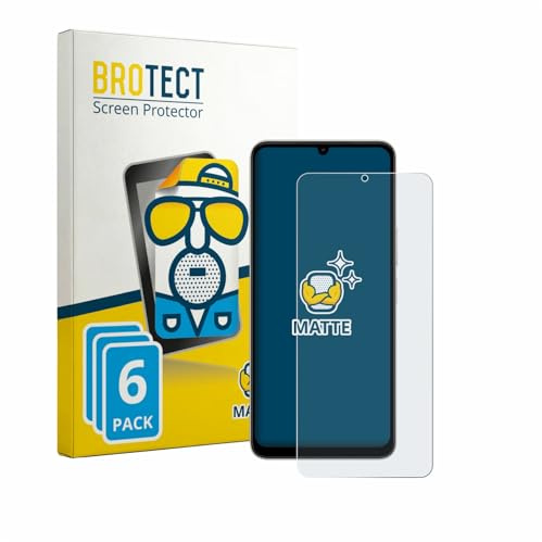 BROTECT Entspiegelungs-Schutzfolie für Vivo Y11 2026 (6 Stück) Matte Displayschutz-Folie, Anti-Reflex, Anti-Fingerprint