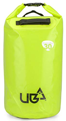 Urban Beach unisex Waterproof Dry Bag, Heavy Duty Floating Water Sport Rucksack, Yellow, 30 L