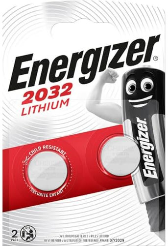 40 x Energizer CR2032 Coin Battery Batteries Lithium 3V for Watches Torches Keys