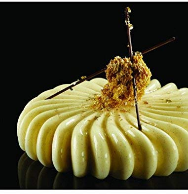 Pavoni -Backform aus Silikon Emmanuele Forcone Flip – Kuchenform rund, Form Blume, KE042