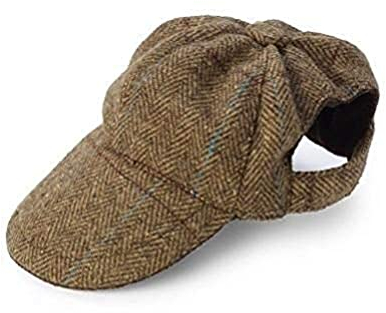Haus der Paws braun Tweed Hundemütze, klein/mittel