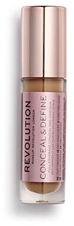 Revolution Beauty, Conceal & Define Concealer, Lightweight, Long Lasting Full Cover Face Make-up, C14.7