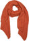 styleBREAKER Damen weicher unifarbener Web Schal in asymmetrischer Form, Winter, Stola 01017118, Farbe:Orange