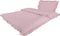 MB Warenhandel24 2-Teilige hochwertige Renforcé-Bettwäsche RÜSCHEN Rose 1x 135x200 Bettbezug + 1x 80x80 Kissenbezug