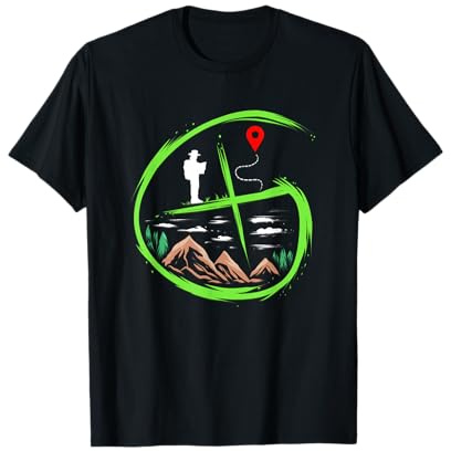 Geocacher Design für Geocache Schatzsuche GPS Expedition T-Shirt