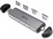 Akasa M.2 SATA / NVMe SSD to USB 3.1 Gen 2 Aluminium Enclosure | SSD External Enclosure | Tool-Free M.2 Enclosure Adapter | SuperSpeed 10Gbps | Space Grey | Included Carrying Pouch | AK-ENU3M2-04
