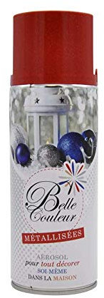 Bombe De Peinture Rouge Metallise
