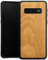 DeinDesign Premium Silikon Hülle kompatibel mit Samsung Galaxy S10 Handyhülle schwarz Case Holzoptik Natur Holz