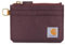 Carhartt Lässige Damen-Geldbörse aus Nylon, Ente mit Reißverschluss, Nylon-Ente mit Reißverschluss (Deep Wine), Einheitsgröße