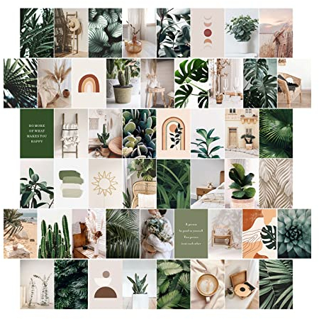 Anguxer 50 PCS wall collage kit aesthetic, aesthetic postcards, aesthetic postkarten, wandcollagen set