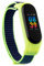 257 TWENTYFIVESEVEN FT100 Fitness Tracker Pedometro Orologio con Cardiofrequenzimetro da polso e pressione Modalità sport Notifiche iOs Android Trova Telefono Verde