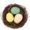 FOMIYES Vogelnester Basteln Stroh Osterkorb Deko Falscher Vogel Frühlingsdeko Requisite Weihnachtsdekoration Osternest Aus Rattan Simulation Vogelnest Ostern Nest Moos Bambus Vogelkäfig