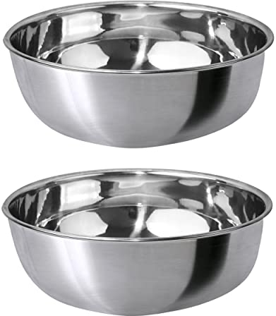 2Pack Stainless Steel Dog Bowls -1500ML- Large Dishwasher Safe Dog Food Bowl – Rust and Splash Free Dog Water Bowl- Dog Bowl