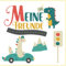 Meine Freunde: Dinosaurier Freundschaftsbuch mit Rennautos - Ideal für Jungen ab 4 Jahren - Meine Kindergartenfreunde