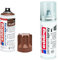 Edding 5200 spray permanente - efecto óxido mate - 200 ml - pintura acrílica para pintar y decorar vidrio, metal, madera + Cuaderno grande Charuca. Negro