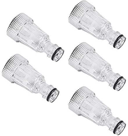 SPORTARC 5 x Wasserfilter für Hochdruckreiniger-Schlauch-Wasserhahn-Anschluss für Kärcher K2-K7, Unterlegscheiben-Einlassfilter 3/4-Zoll-Anschluss für Garten-Anschlüsse