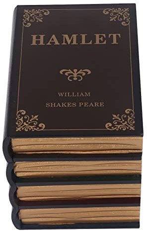 Box in Buchform, Buch-Schmuckstück aus Kaffeedichtem Karton (Klein)