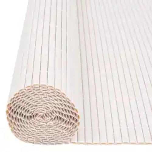 Homgoday Clôture Jardin PVC Blanc 90x400cm - Décoration & Protection