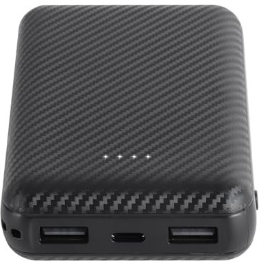 BIAL Power Bank da 12000 mAh, 5 V, 2,4 A, per giubbotto riscaldabile, batteria per giubbotto riscaldante e giacca riscaldante, caricatore portatile USB C, può essere utilizzato per smartphone da 5 V 2