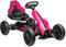 HOMCOM 12V Electric Go Kart for Kids Age 3+, Ride-On Racing Go Kart with Forward Reversing, Rechargeable Battery, 2 Speeds