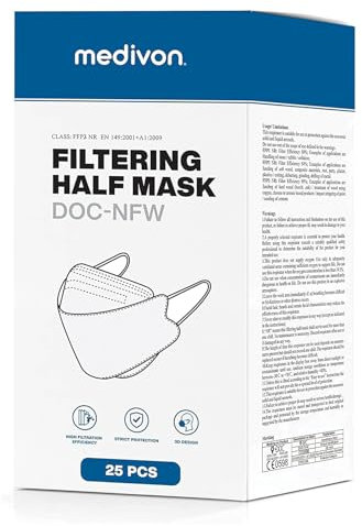 Medivon FFP2 Masken Filtering half mask DOC-NFW, 25 Stück