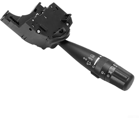 Whychstore Auto-Blinker-Lichtschalter, Blinkerschalter für Dodge Avenger (2008–2009) und Chrysler (2007–2010), Schwarz, Drucktaste, Toggle, Normalerweise Offen, Kunststoff, 3-Wege, Schraubklemme