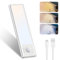 libtit 15CM Under Cabinet Kitchen Lights LED, USB Rechargeable Motion Sensor Cupboard Lights Indoor, 3000K-6500K Dimmable Cabinet Light, Wireless Shelf Lighting for Stairs, Hallway, Garage