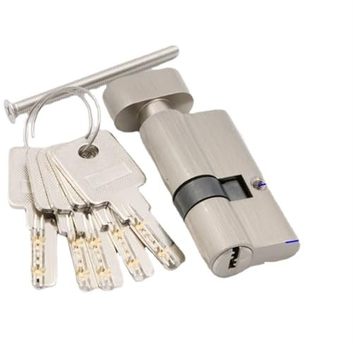 European Interior Door Lock core Universal Cylinder 55/50/6570/75/80/90mm Bedroom Door Wooden Door Handle Lock core w 4 Keys(70mm32.5add37.5)