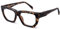 OuShiun Lesebrille mit Blaulichtfilter, Modischer Rahmen mit Federscharnier, Bequeme Lesebrille für Männer und Frauen, Schildpatt +1,5
