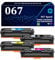 Hyggetech 067 Toner Mit Chip Kompatible Canon 067 067H Toner für i-SENSYS MF655CDW MF657CDW LBP631CW LBP633CDW MF651CW