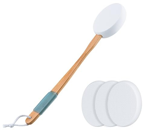 Lead Care 2-in-1 Rückeneincremer & Massagegerät, 3-teilig, Eincremhilfe, Rücken alleine eincremen, Rückencremer (NEU! 4-Pad Rückeneincremer)