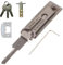 Xinyig 2 in 1 Lock Pick and Decoder, Stainless Steel Master Key Decoder, Lock Picking Tool