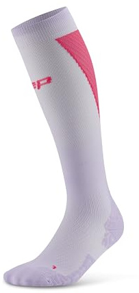 CEP - Leichte Laufsocken mit Kompression für Damen, Ultralight 4.0 Tall, Größe IV/L / 39-44cm Wadenumfang, lilac/pink