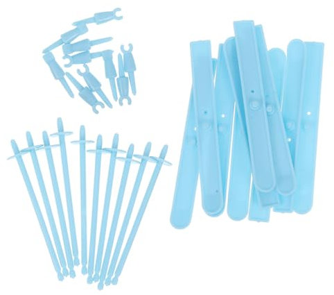 DECHOUS 5sätze Puppenhaus-ski Und Mini-winterski-Werkzeuge Puppenhaus-zubehör Miniatur-ski Für Puppen Puppenhaus-ski-Sets Mini-puppenhaus-zubehör Für Tiny Haus DIY Tiny Ski Modelle