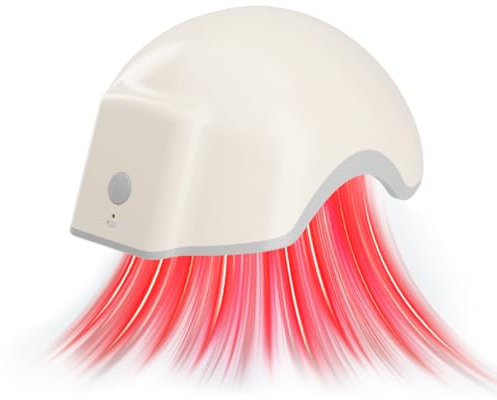 Elitzia Laser Haarwachstum Kappe 660-850nm Infrarot Licht Therapie Rotlicht Therapie für Haarausfall LED Licht Schwarz Haar Nachwachsen Behandlung Volle Kopfhaut Abdeckung ETIFHG1