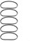 Jonikuper Replacement Belts,Sturdy And Flexible,Compatible With For Hoover Smartwash FH52000 FH52001 FH52002 FH52002G Automatic Carpet Cleaner(5PCS)
