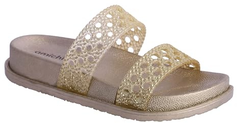 AMICHI Femme Mujer – Chanclas Para Playa Y Piscina-Sandalias Flip Flop de Goma Con Suela Antideslizante Y Diseño Ligero Tongs pour Plage et Piscine-Sandales