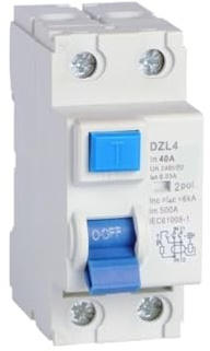 Disjoncteur différentiel électronique monophasé triphasé 30mA ID 2P 4P(KL-a113,32A)