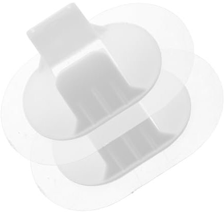 CIYODO 2pcs Self Adhesive PVC Pipe Supports for Washing Machine Drain Hose No Drilling Required Wall Friendly Clips for Easy Installation and Reliable Hose Management