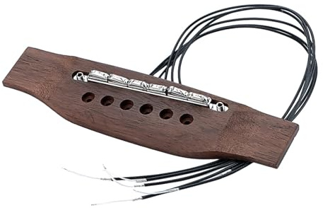 Pastilla de guitarra acústica de madera rosa para instrumentos de 6 cuerdas con granulosidad eléctrica de alto rendimiento, pastilla de guitarra acústica