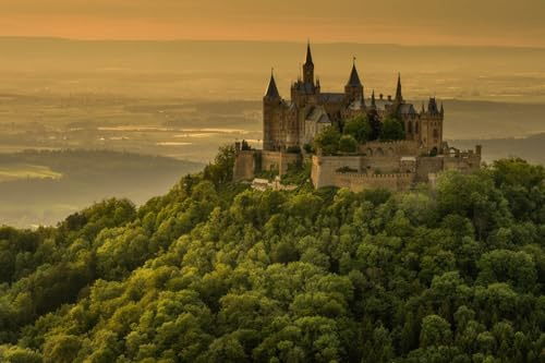 1000-Teile-Puzzle für Erwachsene, schwierig, Premium-Qualität, Burgen, Deutschland, Hohenzollern, 70 x 50 cm