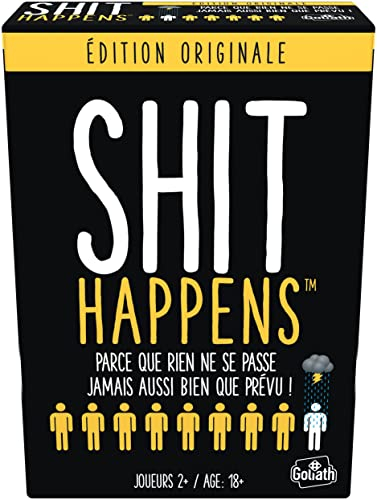 Goliath Shit Happens Original – Gesellschaftsspiele für Erwachsene – ab 18 Jahren – Kartenspiel – zum Spielen mit Freunden – ideal für Kultabende für 2 Spieler und mehr