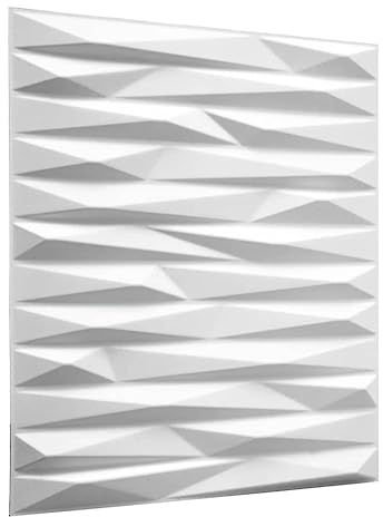 3D Wall Panel for Wall Deco I Wall Covering WallArt I 12 Panels 3D Valeria for Wall Decoration I Wall 3D