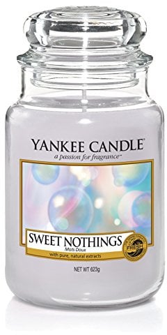 Yankee Candle Duftkerze im Glas (groß) | Sweet Nothings | Brenndauer bis zu 150 Stunden
