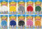 Happy Price Toys - Hama Midi Bügelperlen Konvulut - Weiss 01,Gelb 03,Rot 05,Hellblau 09,Grün 10,Grau 17,Schwarz 18,Pastell Blau 46,Pastell Pink 48,Teddybärenbraun 60, (10 Farbenmix3)