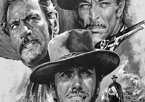 Poster Le Bon La Brute et le Truand Western Classic Wall Art